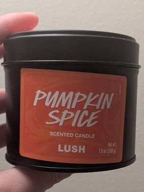 Lush Pumpkin Spice Scented Candle